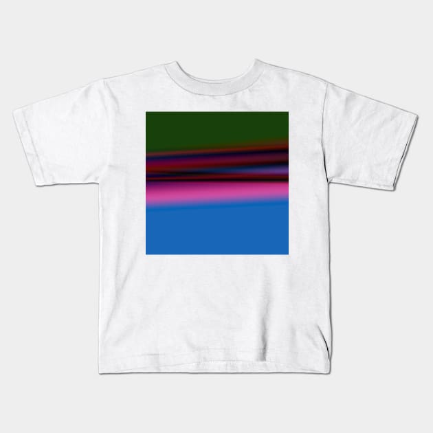 blue pink green red purple texture art Kids T-Shirt by Artistic_st